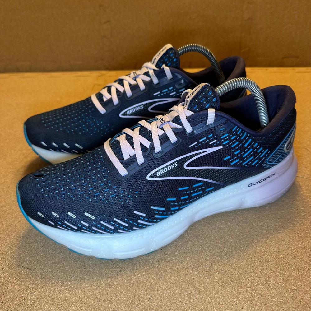 Brooks Glycerin 20 Running Shoes Womens 11 Navy Blue DNA LOFT Sneakers 1203691B - Picture 3 of 12